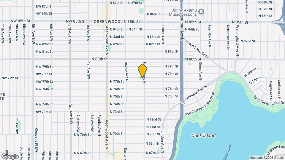 7703 Fremont Ave N Map and Location Details