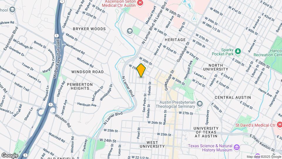 2832 Pearl St Map and Location Details