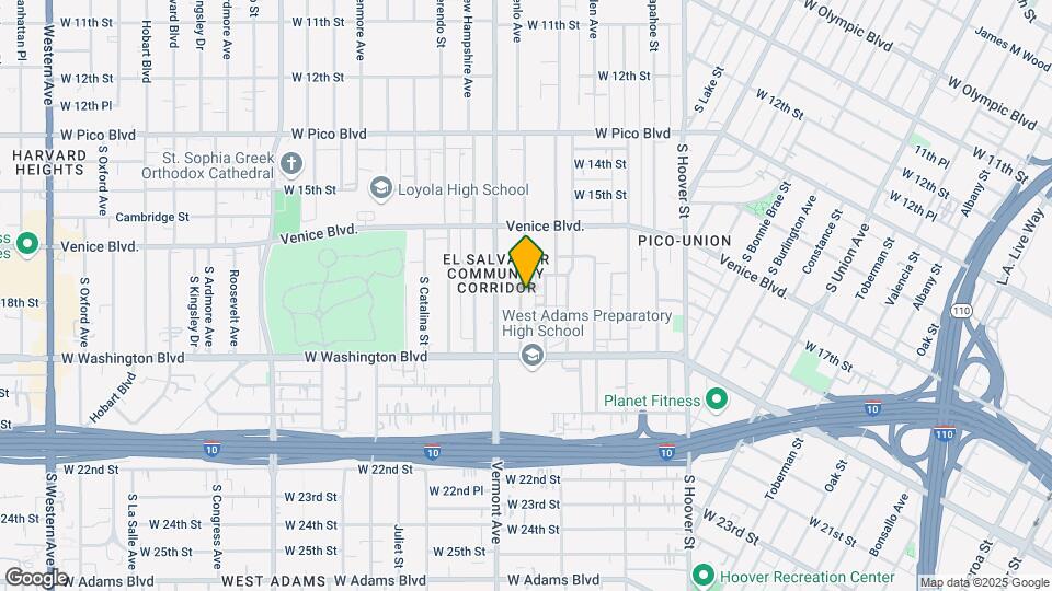 1724 Menlo Ave Map and Location Details