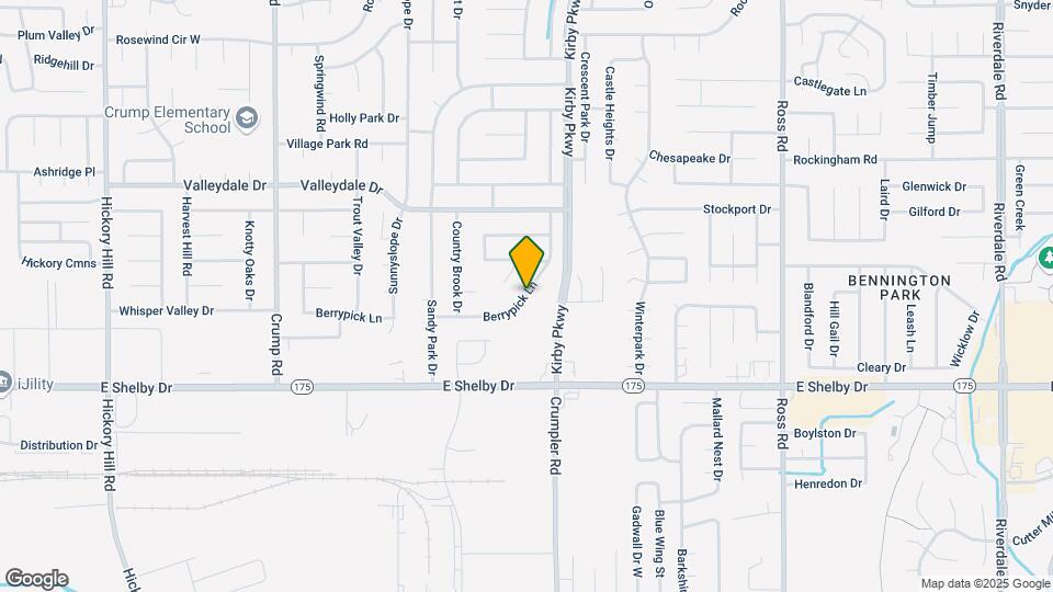 4586 Berrypick Ln Map and Location Details