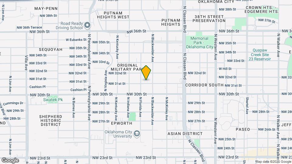 1617 NW 31st St Map and Location Details