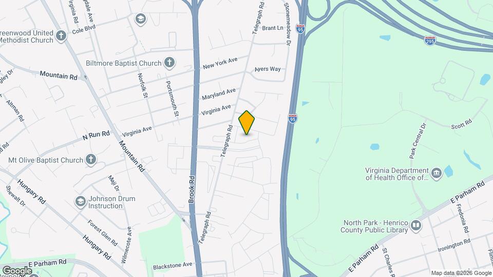 640 Brookwood Glen Terrace Map and Location Details