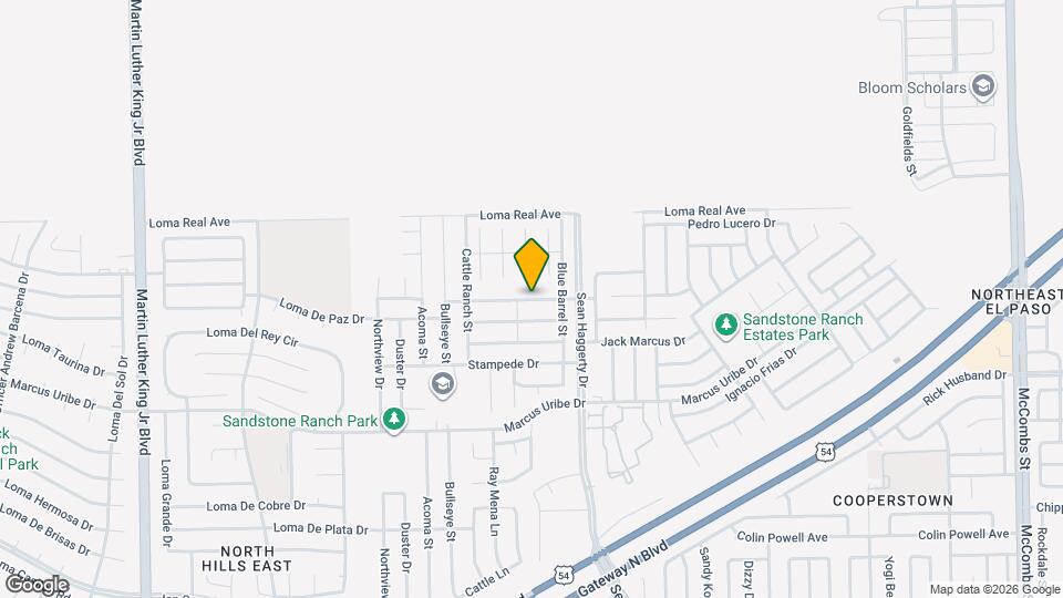 5036 Copper Ranch Ave Map and Location Details
