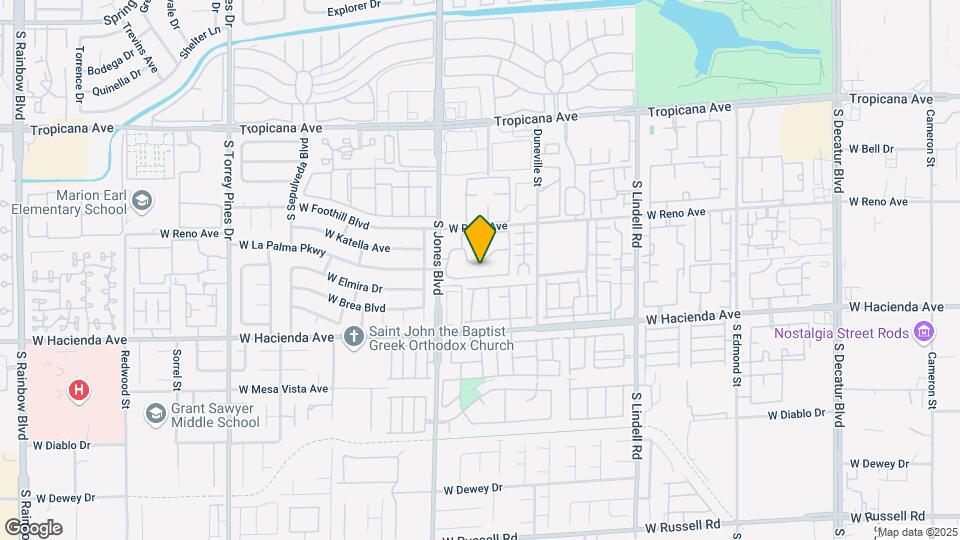 5122 S Jones Blvd Map and Location Details