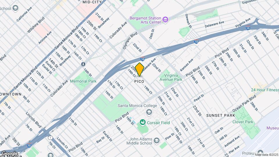 1912 20th St Map and Location Details