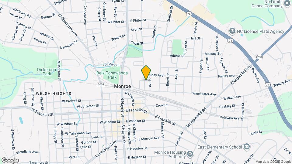 414 Miller St Map and Location Details