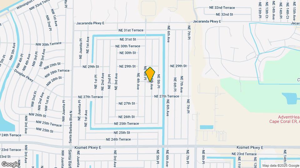 2744 NE 5th Ave Map and Location Details