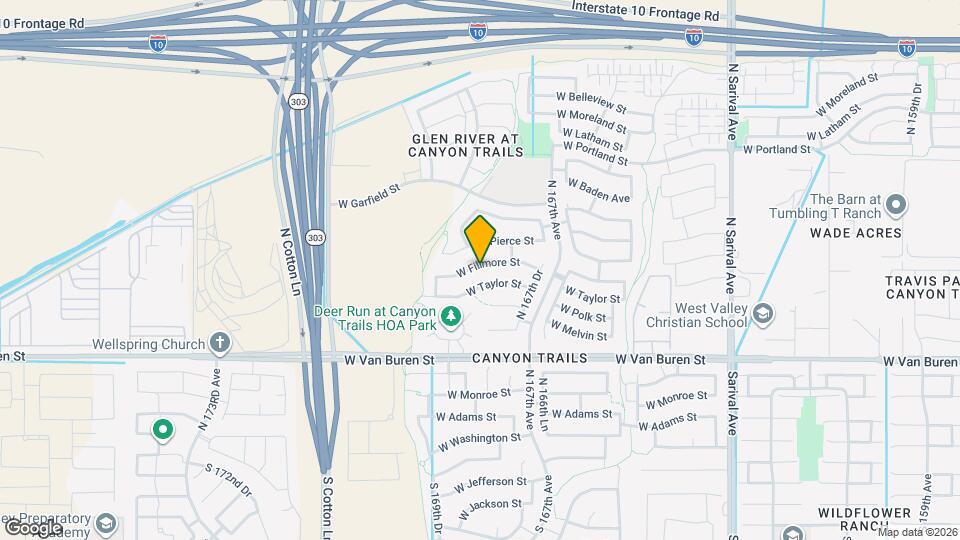16791 W Fillmore St Map and Location Details