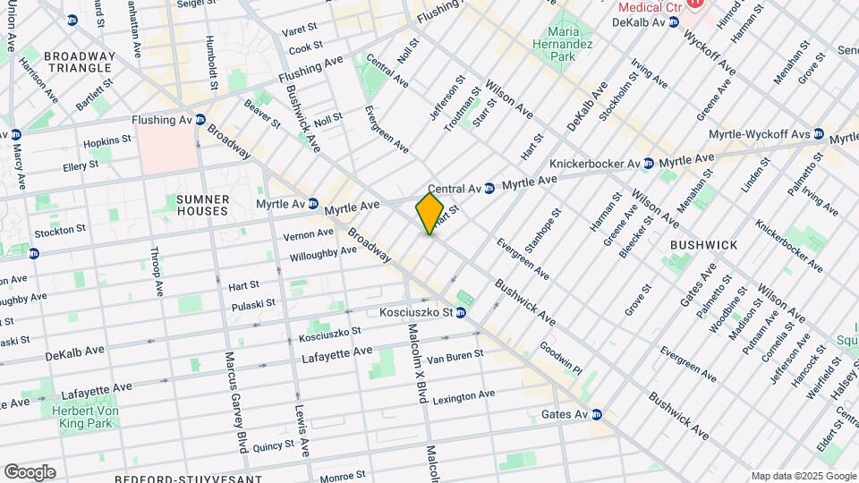 736 Bushwick Ave Mapa y Detalles de la Ubicación