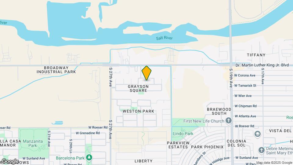 2444 W Tamarisk Ave Map and Location Details