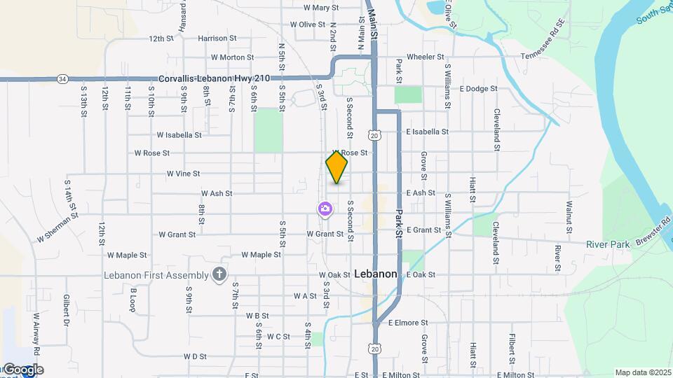 165 W Ash St Map and Location Details