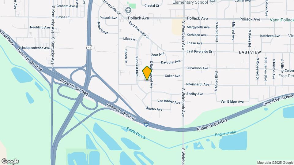 1621 Rheinhardt Ave Map and Location Details