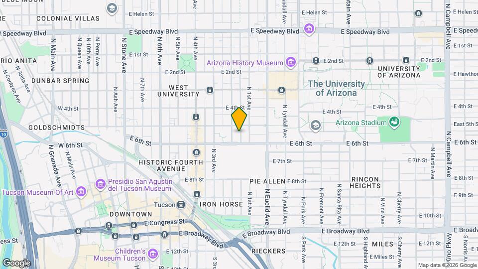 527 N Jacobus Ave Map and Location Details