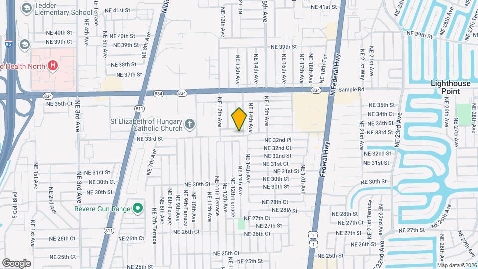 1311 NE 33rd St Map and Location Details
