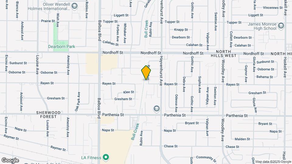 8901 Rubio Ave Map and Location Details
