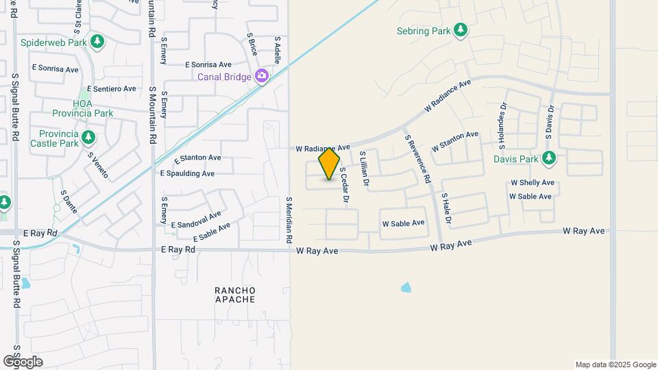 3274 W Stradling Ave Map and Location Details