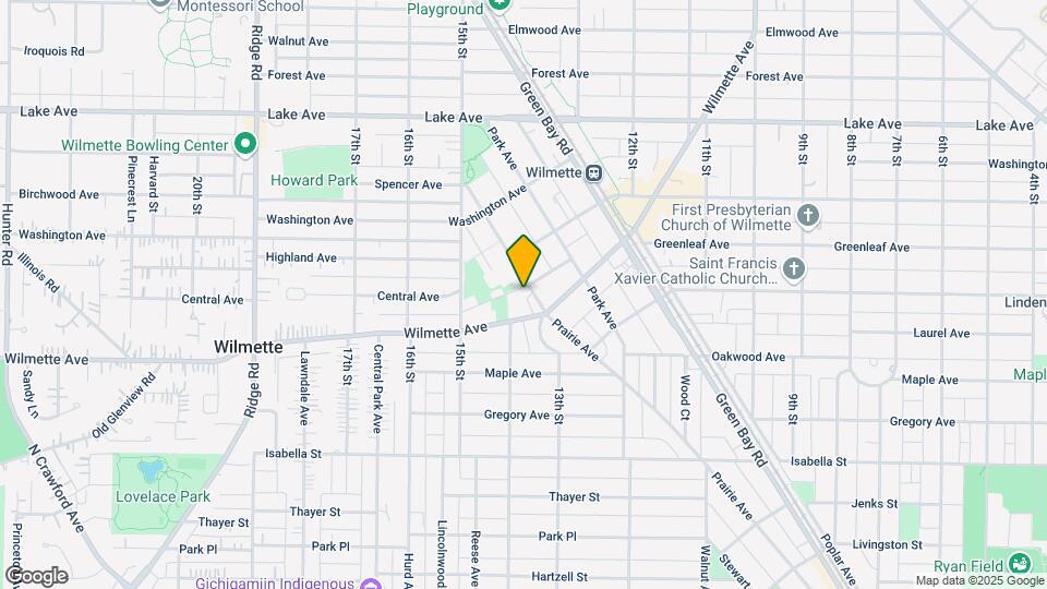 621 Prairie Ave Map and Location Details