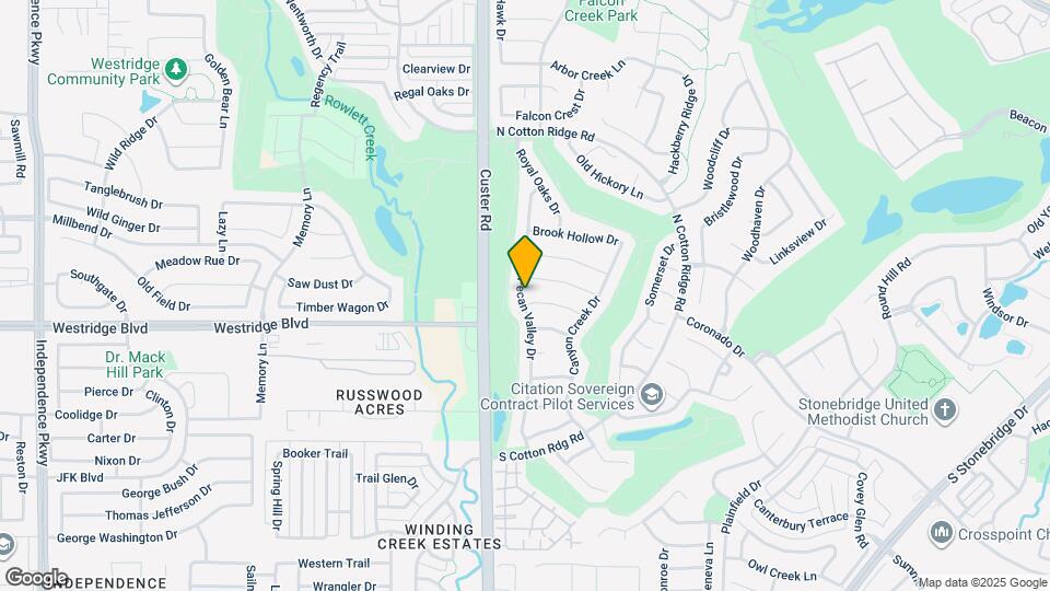 8912 Preston Wood Dr Map and Location Details