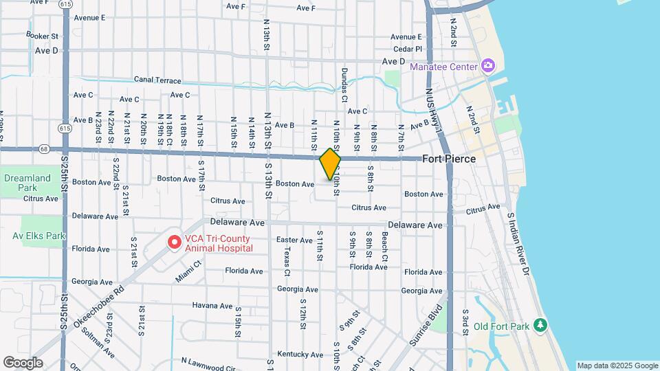 1002 Boston Ave Map and Location Details