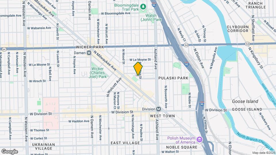 1353 N Dean St Map and Location Details