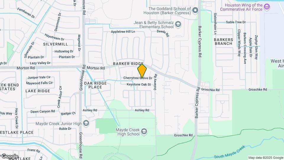 18619 Cherrytree Grove Dr Map and Location Details