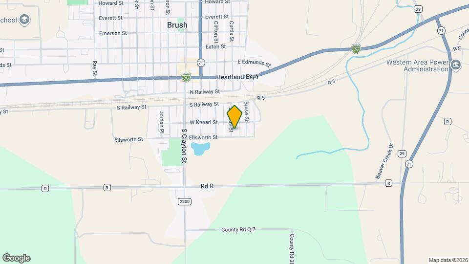 215 S Curtis St Map and Location Details