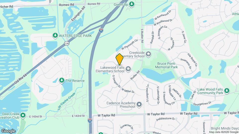 14019 S Oakdale Cir Map and Location Details