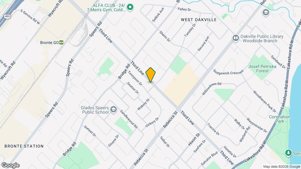 402 Third Line Map and Location Details