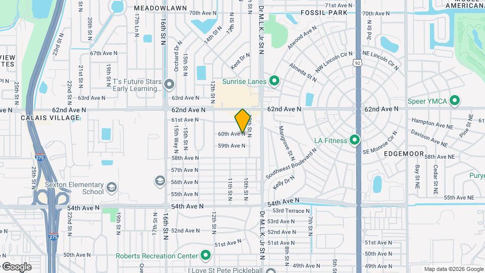 1018 60th Ave N Map and Location Details