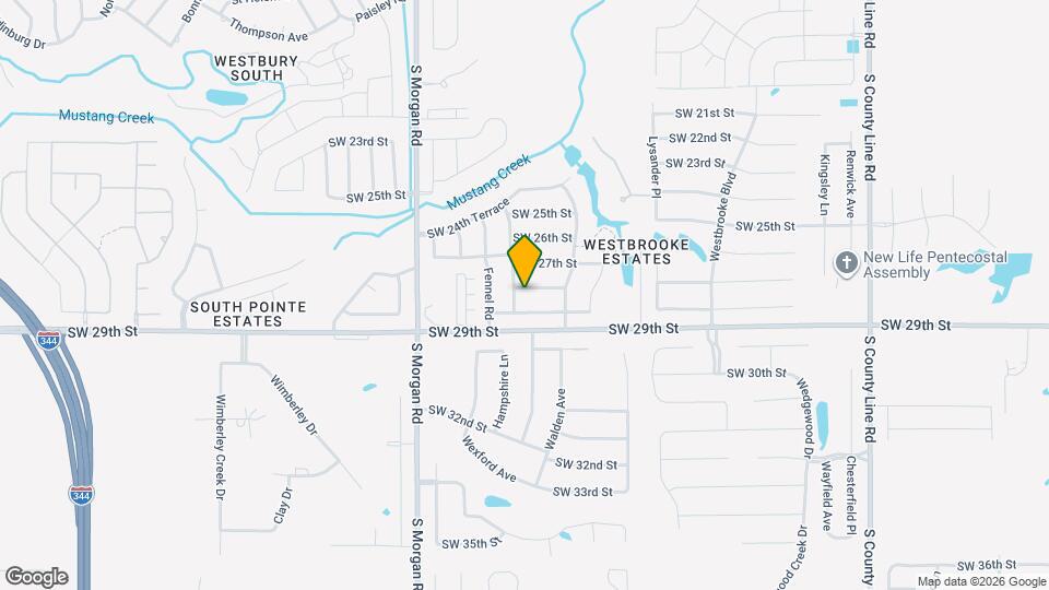 9532 SW 28th St Map and Location Details