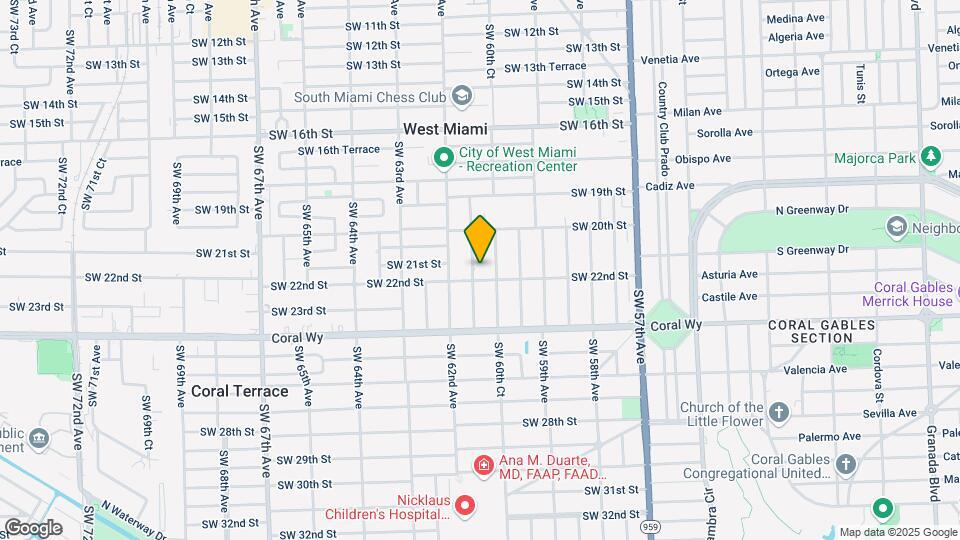2121 SW 61st Ave Map and Location Details