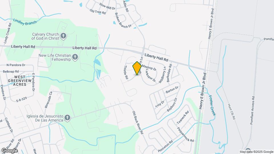 105 Vinca Dr Map and Location Details