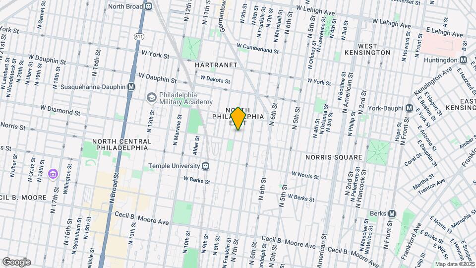 2119 N 8th St Map and Location Details