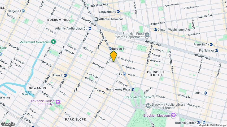 99 Prospect Pl-Unit -2F Map and Location Details