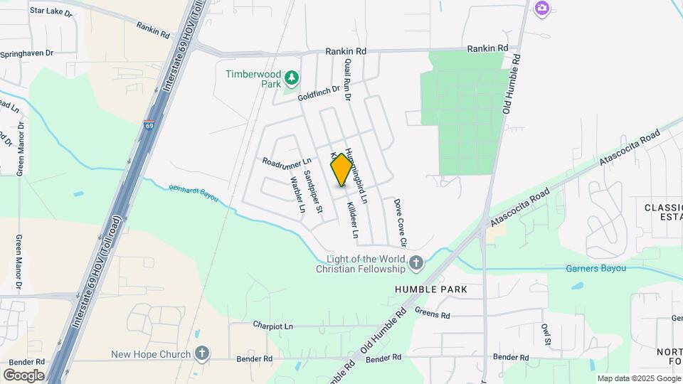 3030 Killdeer Ln Map and Location Details