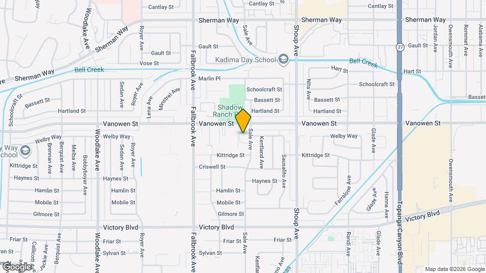 6716 Faust Ave Map and Location Details