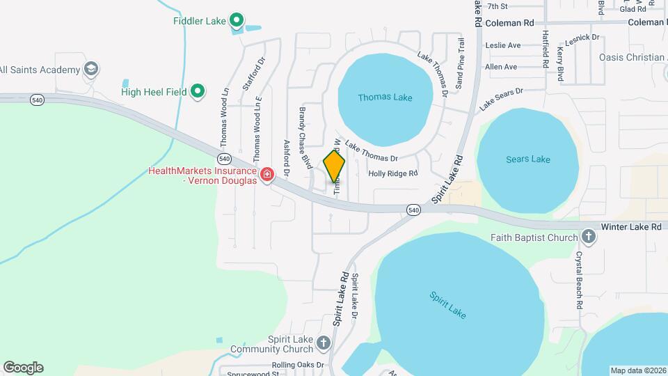 3317 Timberline Rd W Map and Location Details