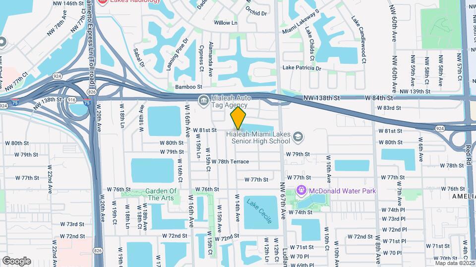8027 W 14th Ave Mapa y Detalles de la Ubicación
