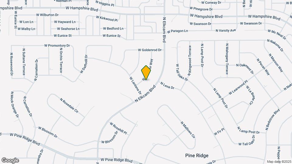 5825 N Larkspur Way, Unit 1012 Map and Location Details