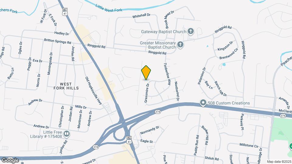 67 Grassmire Dr Map and Location Details