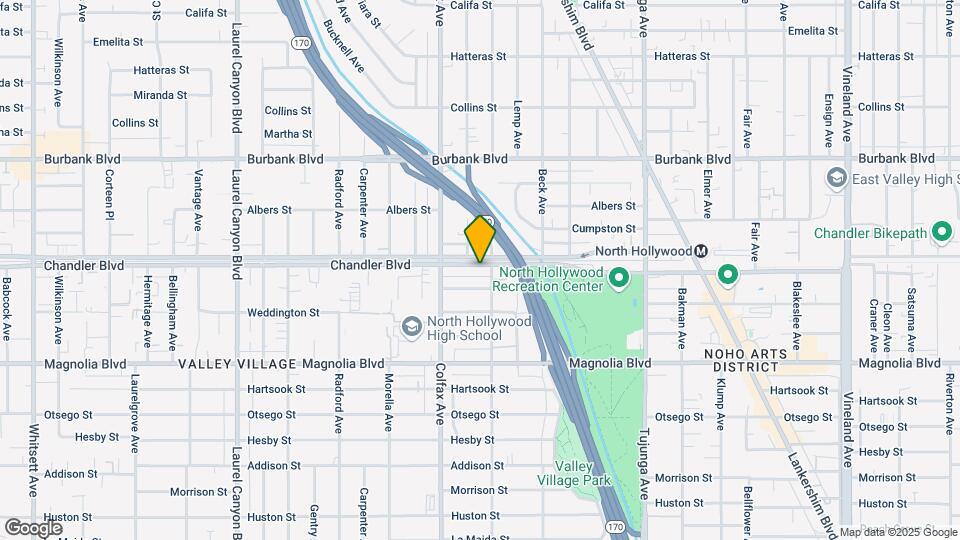 11646 Chandler Blvd Mapa y Detalles de la Ubicación