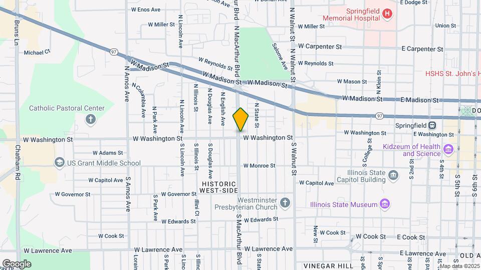 935 W Washington St Map and Location Details