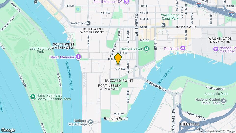 1537 1st St SW, Unit 1 Map and Location Details