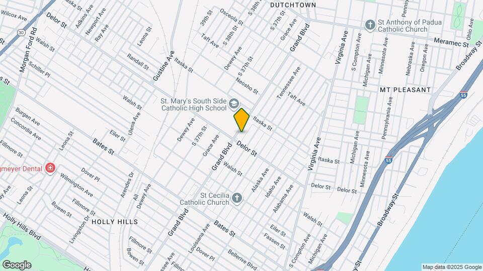 4746 S Grand Blvd Map and Location Details