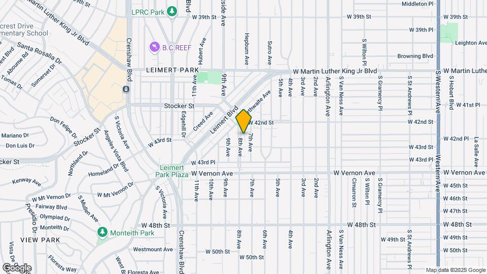 4234 8th Ave Map and Location Details