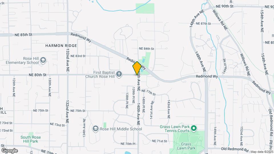 13853 NE 80th St Map and Location Details