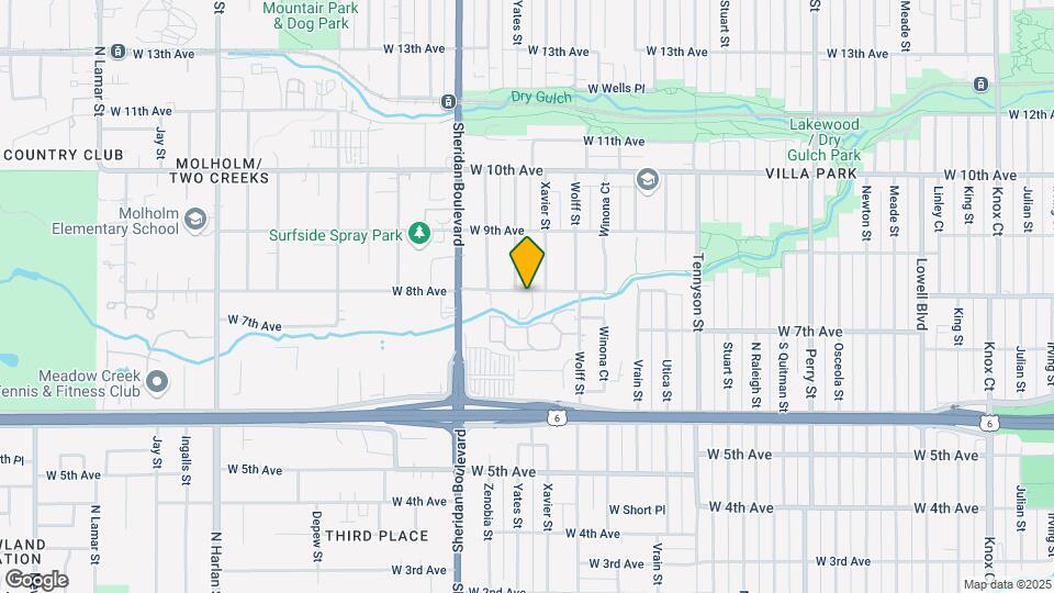 4950-4956 W 8th Ave Map and Location Details