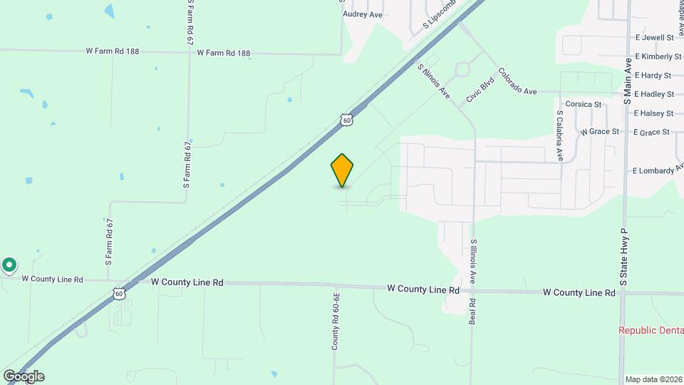 1367 Choctaw Rd Map and Location Details