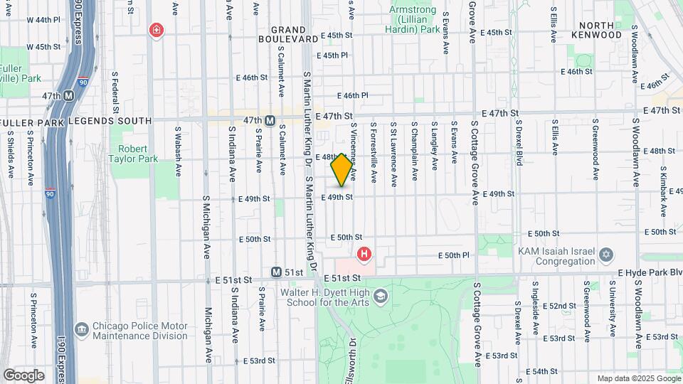 440 E 49th St Map and Location Details