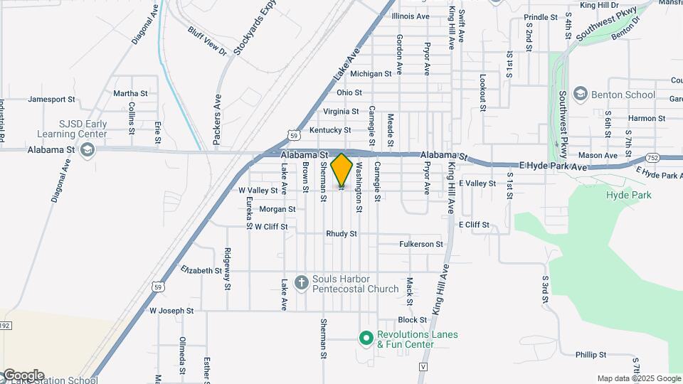 4608 Valley Ln Map and Location Details